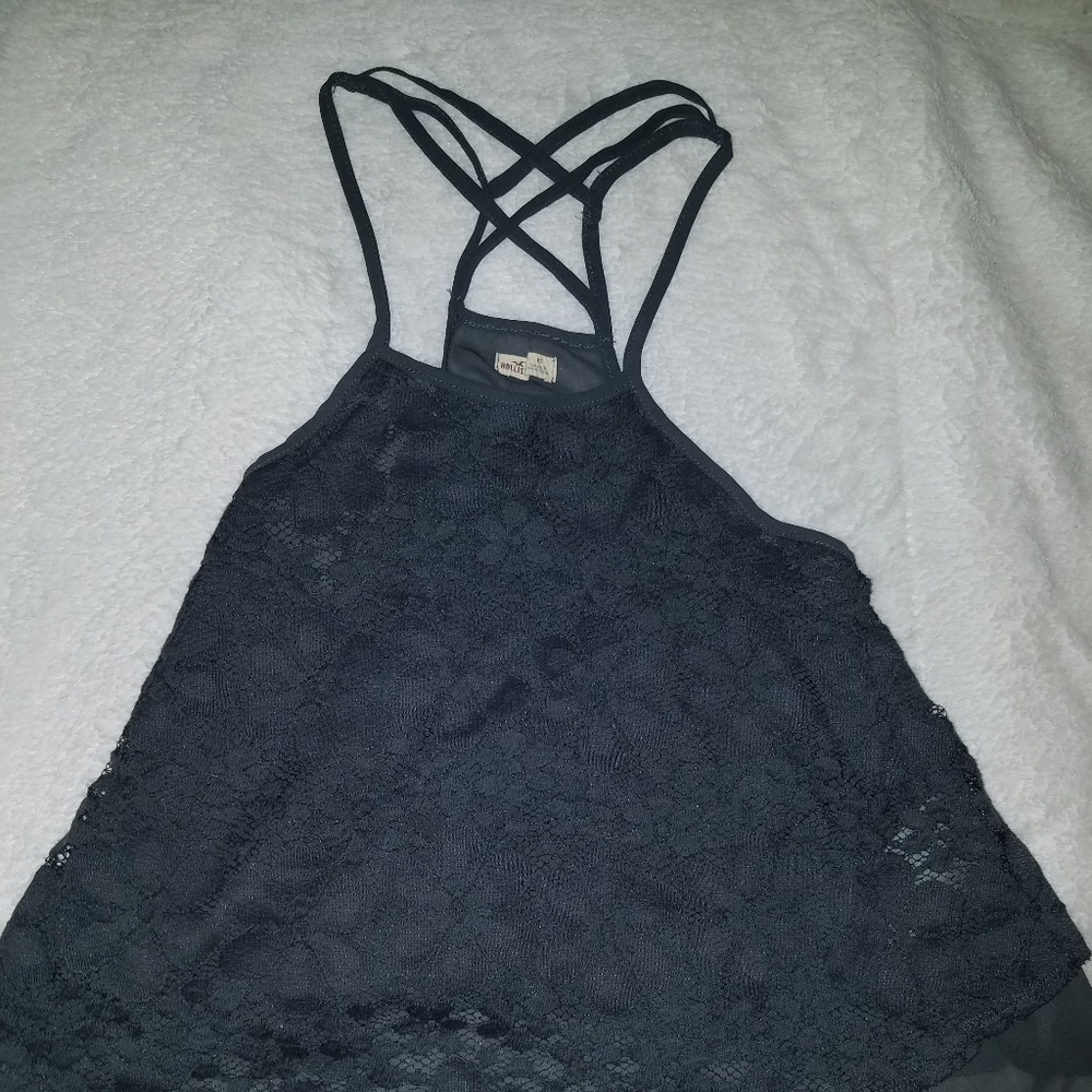 Hollister Lace Sheer Blouse
